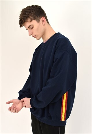 G&G UNISEX NAVY HIDDEN RIBBON SWEAT