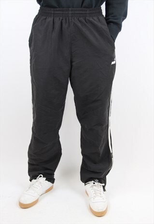VINTAGE PUMA BLACK TRACKSUIT BOTTOMS
