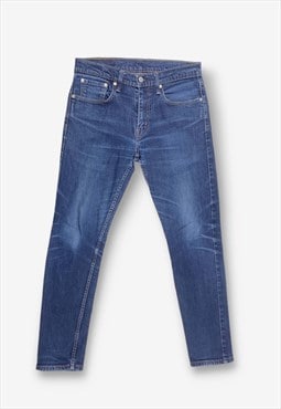 Vintage Levis 512 Slim Straight Jeans Blue W31 L32 BV21758