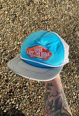 Vintage 90s Vans Skater Snapback Hat Cap