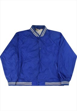 Vintage 90's Champion Windbreaker Jacket Button Up Nylon