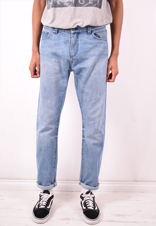 CALVIN KLEIN MENS VINTAGE JEANS W36 L32 BLUE 90S