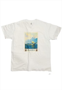 Alaska Vintage Travel Poster T-Shirt