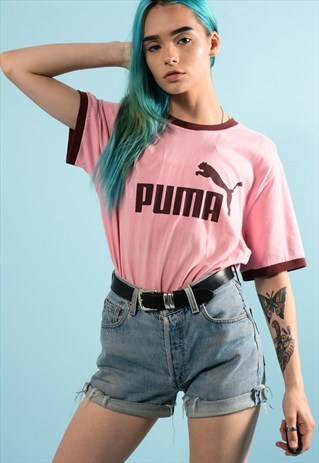 VINTAGE PUMA RINGER T-SHIRT