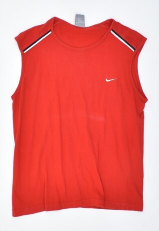 VINTAGE 90'S NIKE VEST TOP RED