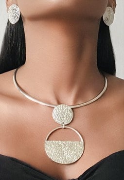Fashion  Necklaces & Earrings Set - Silver