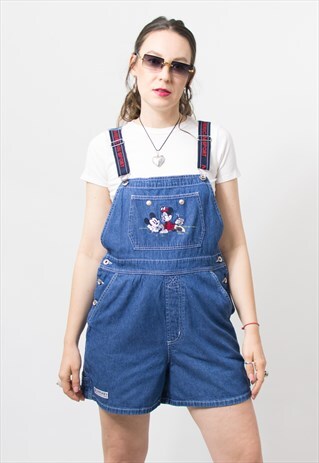 Disney overalls Mickey Mouse shortalls vintage dungarees