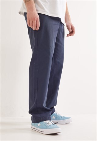 VINTAGE DICKIES STRIAGHT LEG TROUSERS NAVY