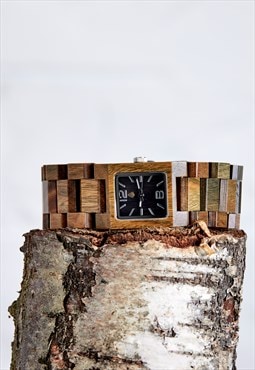 The Ash - Handmade Recycled Wood Wristwatch