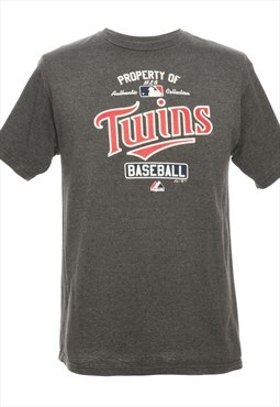 Twins Baseball Majestic Sports T-shirt - XL