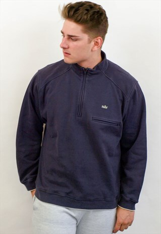 VINTAGE NIKE 1/4 ZIP SWEATER