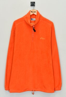 Vintage Asics Fleece Orange XXLarge