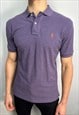 Vintage Polo Ralph polo shirt in purple.