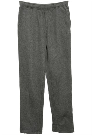 BEYOND RETRO VINTAGE DARK GREY FILA TRACK PANTS - W30