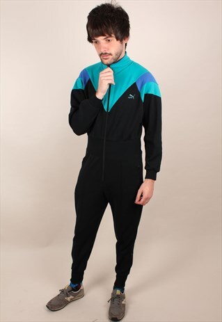 VINTAGE EXTREMELY RARE PUMA TRACKSUIT JUMPSUIT ASM1546