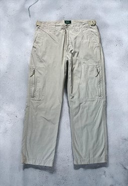 Vintage Mens Wolsey Beige Cargo Pants