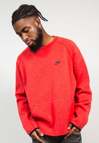 VINTAGE NIKE 90'S RED SWEATSHIRT SWEATER