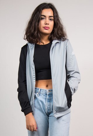 90'S GREY ADIDAS TRACKSUIT JACKET