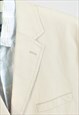 VINTAGE 00S BLAZER JACKET IN BEIGE