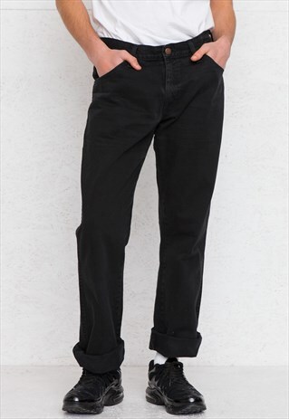 VINTAGE BLACK WRANGLER DENIM JEANS