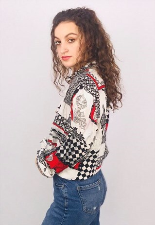 VINTAGE OVERSIZED PATTERN SHIRT