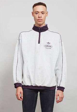 ZIP UP 80'S ADIDAS VINTAGE SWEATER