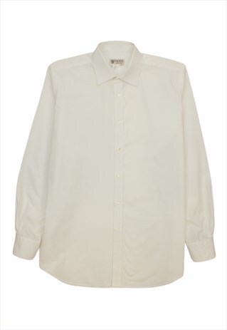 VINTAGE GUCCI WHITE LOGO CLASSIC SHIRT