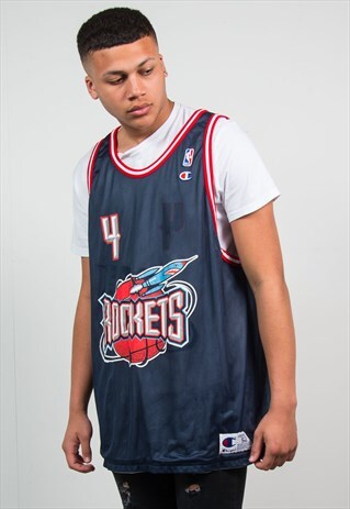 REVERSIBLE CHAMPION NBA JERSEY VEST HOUSTON ROCKETS