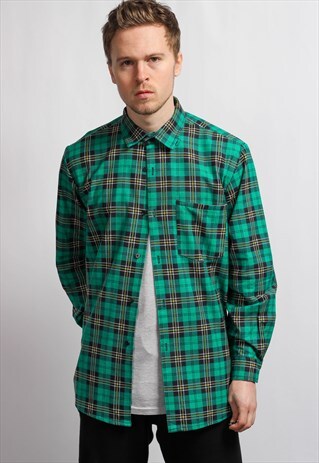 VINTAGE FLANNEL SKATER SHIRT