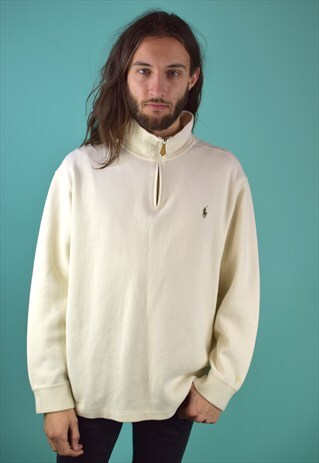 VINTAGE 90'S RALPH LAUREN 1/4 ZIP JUMPER