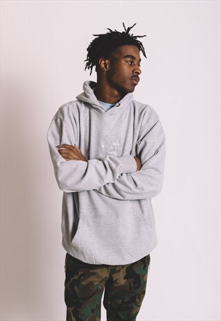 SHINKO SKULL HOODIE - GREY