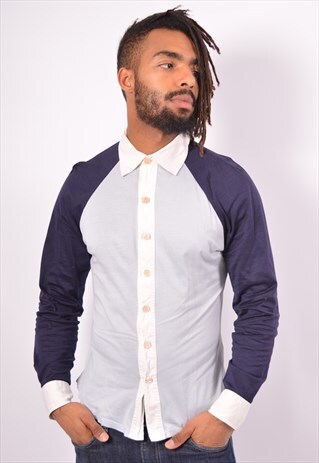 VINTAGE MOSCHINO SHIRT BLUE