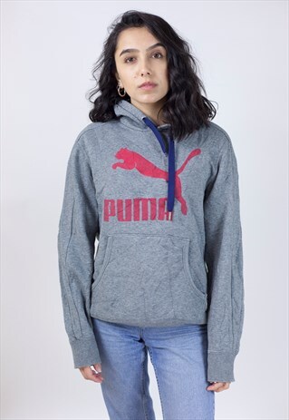VINTAGE PUMA GREY HOODIE