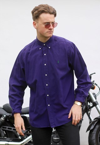 RALPH LAUREN USA TYRIAN PURPLE VINTAGE SHIRT