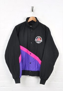Vintage Ski Jacket Black Medium