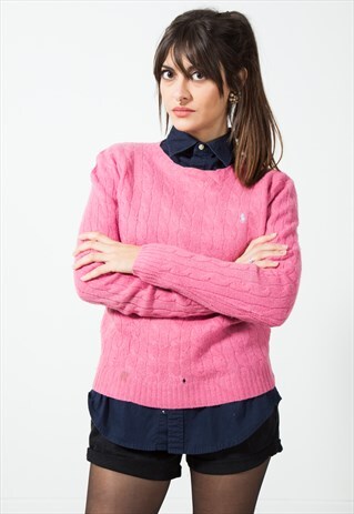 VINTAGE POLO RALPH LAUREN KNIT JUMPER / S0084