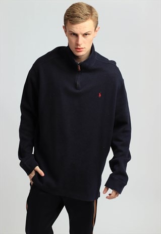 VINTAGE POLO RALPH LAUREN 1/4 ZIP SWEATSHIRT