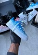 AIR FORCE 1 ''THE BUTTERFLY EFFECT' FADED BLUE CUSTOM DESIGN
