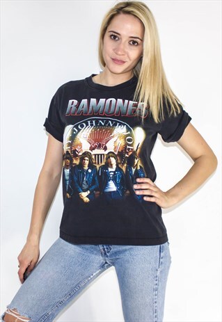 VINTAGE 90'S RAMONES BAND T-SHIRT