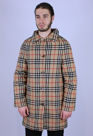 BURBERRY VINTAGE HEAVY COAT JACKET RARE
