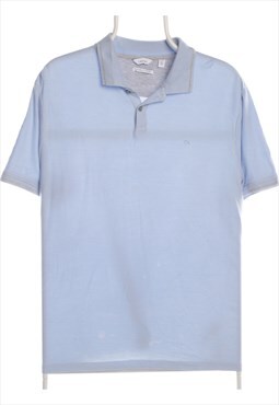 Vintage 90's Calvin Klein Polo Shirt Short Sleeve Button Up 