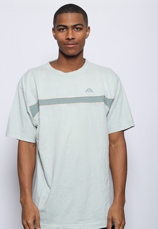 VINTAGE KAPPA LOGO T-SHIRT BLUE