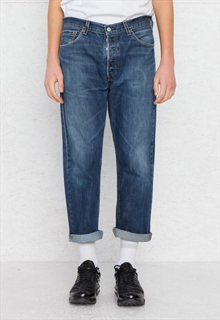 VINTAGE BLUE LEVI'S 501 FIT DENIM JEANS