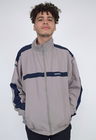 reebok jacket vintage brown