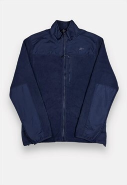 Vintage Starter navy blue fleece jacket size S
