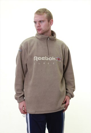 VINTAGE REEBOK 1/4 ZIP FLEECE