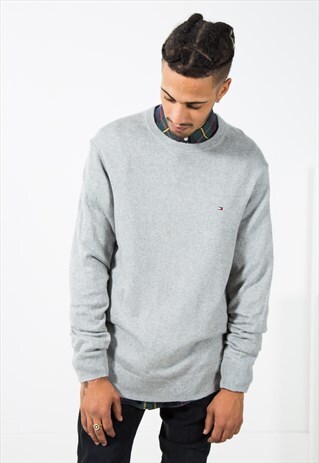VINTAGE 80S TOMMY HILFIGER KNIT JUMPER / S342