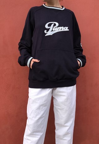 90A PUMA EMBROIDERED LOGO JUMPER