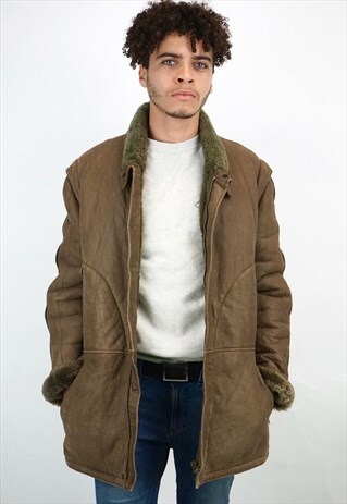 VINTAGE 90'S SHEARLING COAT