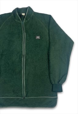 Vintage Helly Hansen 1990s Green Fleece Jumper (L)